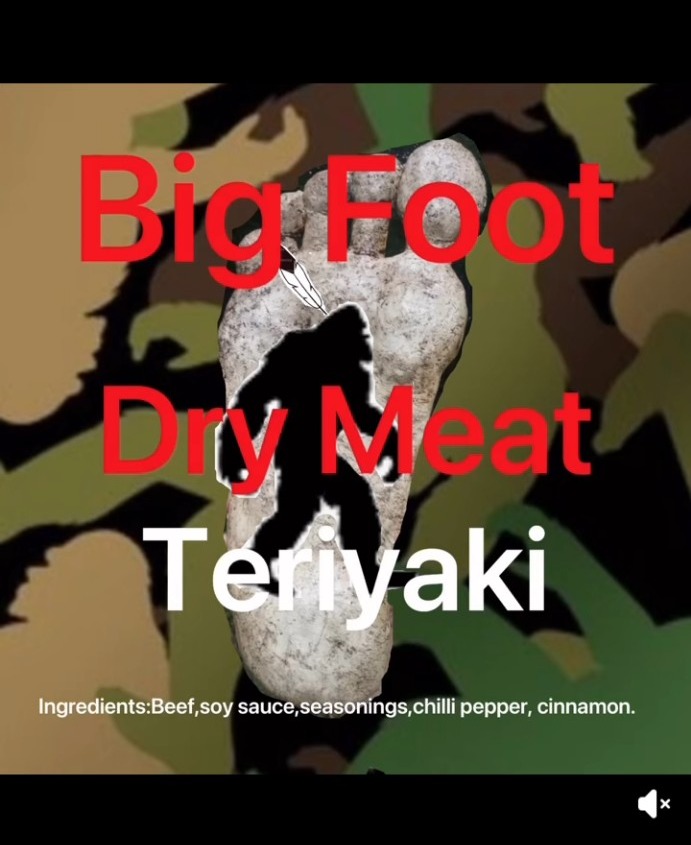 Bigfoot Dry Meats Teriyaki
